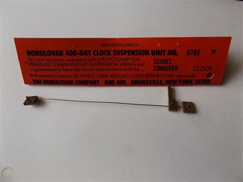 0244” x 3-1/2” long (. . Schatz 400 day clock suspension wire